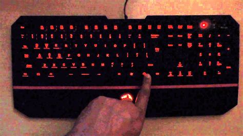 Red Dragon Keyboard Light Control