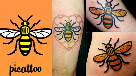 Details 82+ bee tattoo designs super hot - in.coedo.com.vn