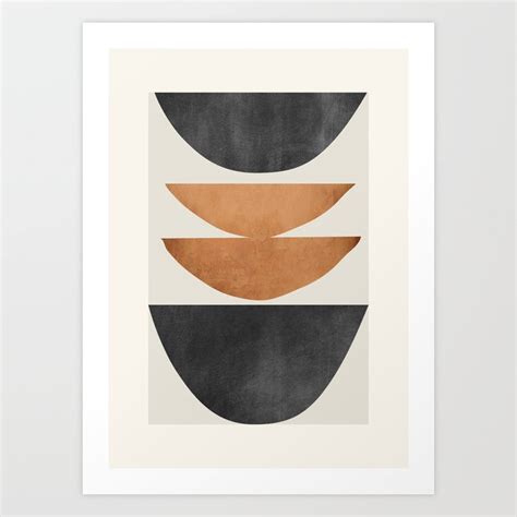 Minimal Abstract Art 40 Art Print by ThingDesign | Society6