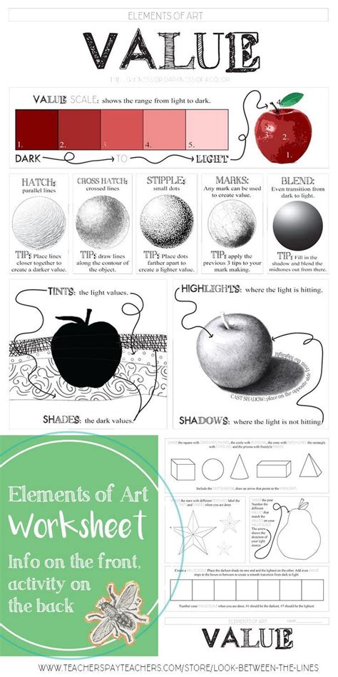 Element of Art, Value: Elementary Art , Middle School Art, & High ...