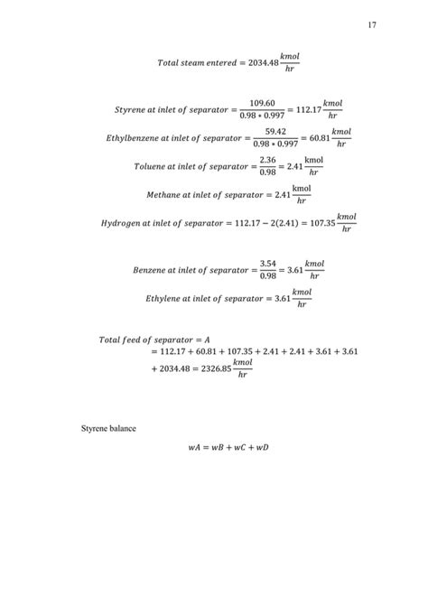 Production of styrene | PDF