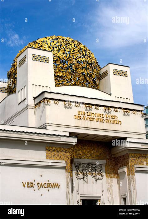 Austria Vienna Secession Building Art Gallery Museum Stock Photo ...