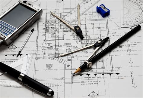 Architect's tools stock image. Image of work, palm, designer - 3554819