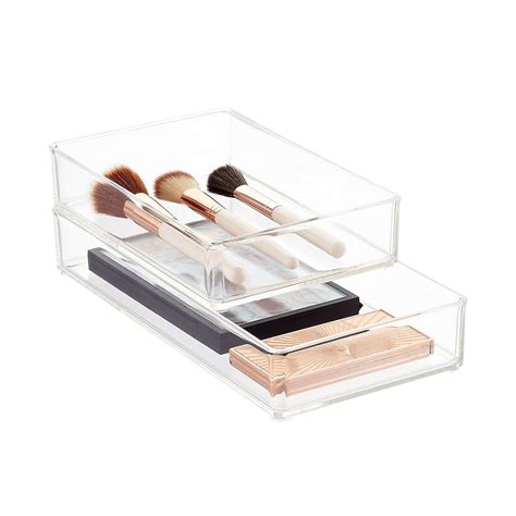 Acrylic Stackable Drawer Organizers | The Container Store