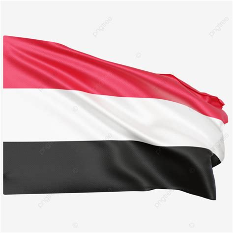 Yemen Flag Waving, Yemen Flag With Pole, Yemen Flag Waving Transparent, Yemen Flag PNG ...