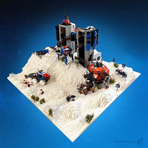 Nothing's hotter than this massive Ice Planet 2002 base. - The Brothers Brick | The Brothers Brick