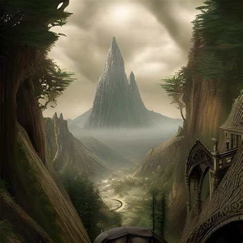 Download Rivendell, Landscape, Mountain. Royalty-Free Stock ...