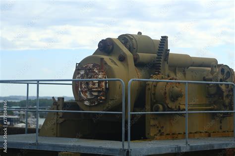 Old coastal artillery fort with large cannons Stock Photo | Adobe Stock