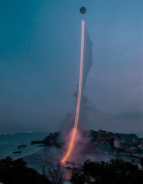 Cai Guo-Qiang – “Sky Ladder” (China) « Arrested Motion