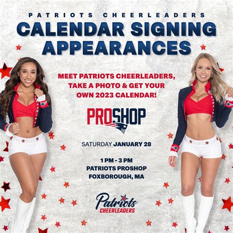 Patriots Cheerleaders Calendar Launch Party | Patriot Place