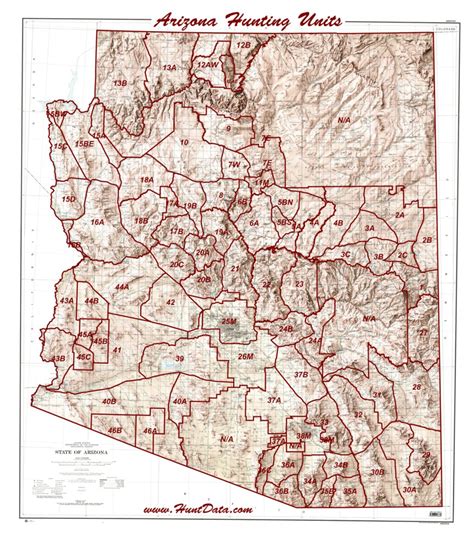 Arizona Quail Hunting Maps