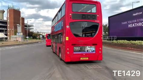 Buses At Heathrow Central Bus Station - YouTube