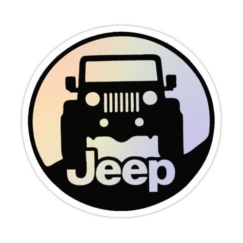 Jeep Wrangler logo Sticker | Brand stickers, Jeep stickers, Jeep wrangler