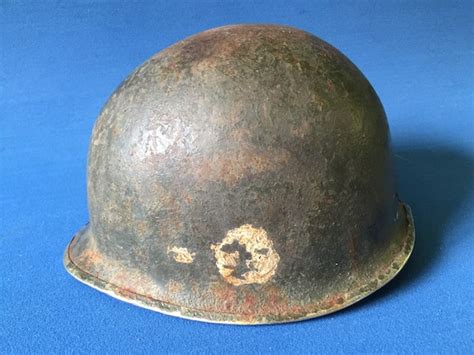 Bonhams : 101st AIRBORNE DIVISION HELMET, 321st GLIDER REGIMENT.