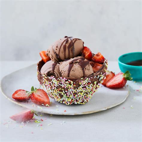 Choc Ice-Cream Bowls Recipe | Woolworths