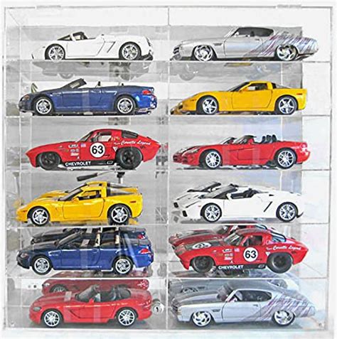 Buy DisplayGifts 1/18 Scale Hot Die-cast Toy Cars Wheels Clear Acrylic ...