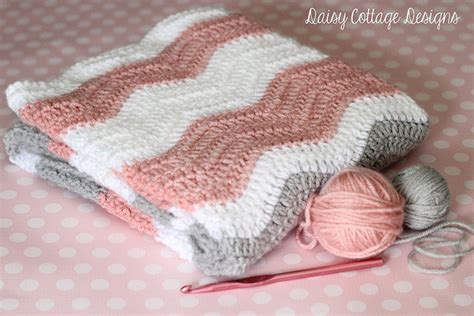 Crochet Patterns Galore - Neat Ripple Baby Blanket