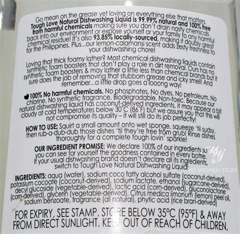 Review: Human Nature Tough Love Dishwashing Liquid