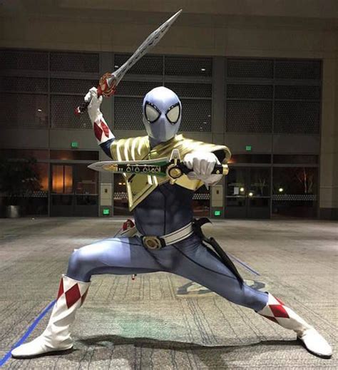 Spidey Morphin Power Ranger Cosplay — GeekTyrant | Power rangers ...