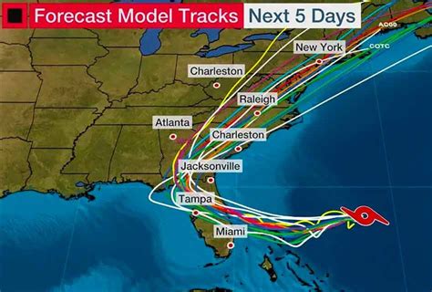 Subtropical Storm Nicole path shifts more toward Central Florida, Could Strengthen to Hurricane ...