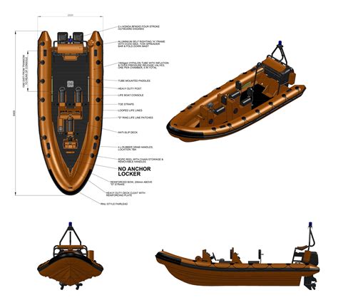 The Boat - Rigid Hull Inflatable | Freemason | Ferryside Lifeboat