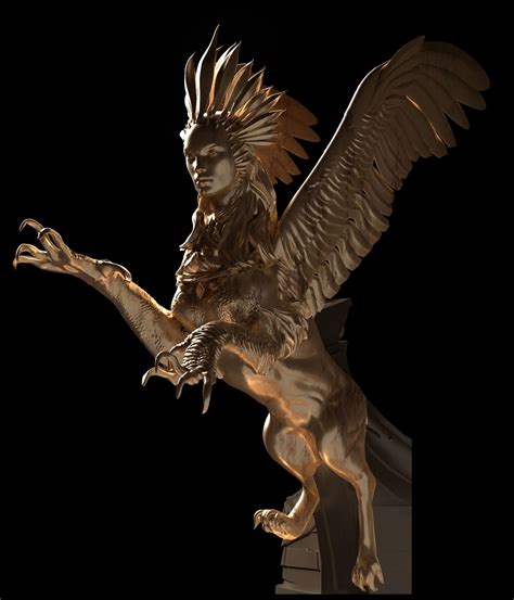 Sphinx, Hugo Puzzuoli on ArtStation at https://www.artstation.com/artwork/RY52GE Mythical ...