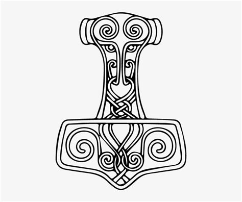 Mjolnir Drawing - 600x734 PNG Download - PNGkit