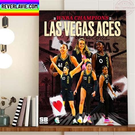 The Las Vegas Aces Are 2022 WNBA Champions Home Decor Poster Canvas ...