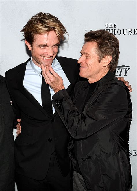 Robert Pattinson and Willem Dafoe attend the...: ROBERT PATTINSON SOURCE