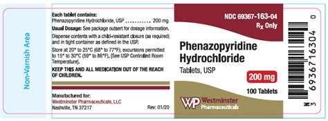 NDC 69367-162 Phenazopyridine Hydrochloride Images - Packaging ...