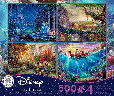 Thomas Kinkade Disney Puzzles Hidden Characters