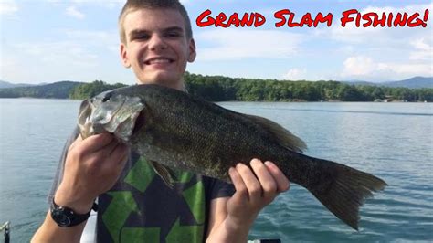 Lake Blue Ridge Grand Slam Fishing - Walleye, Trout, Smallmouth, Spotted Bass - YouTube