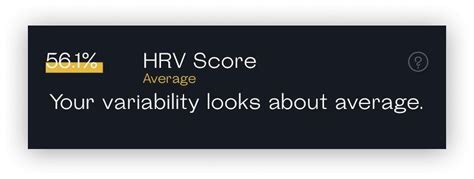 HRV Chart by Age and Gender and What's A Good HRV Score