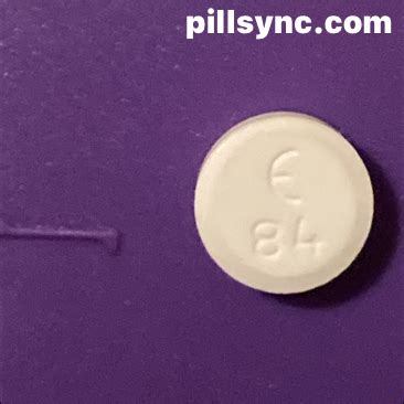 WHITE ROUND E 84 - buspirone hydrochloride tablet Pill Images