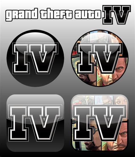 Grand Theft Auto IV Icons by firba1 on DeviantArt