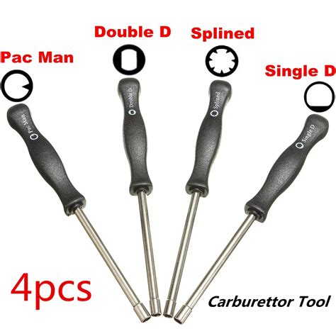 4pcs Carburetor Adjusting Tool Trimmer Lawnmowers Screwdriver Kit For ...