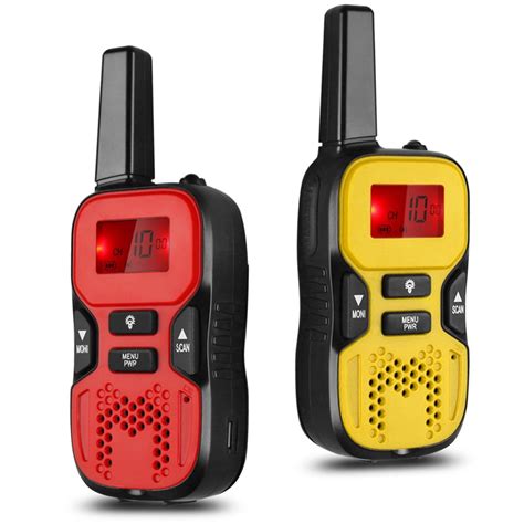 Kids Handheld Walkie Talkie - 22 Channel GMRS/PMR/FRS 2 Way Radio ...