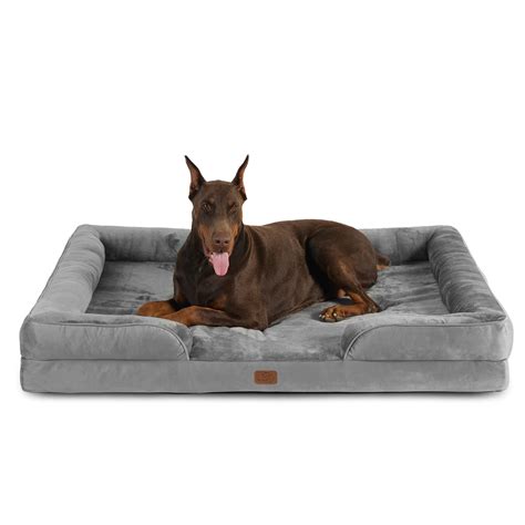 Bedsure Jumbo Orthopedic Dog Bed, Great Dane Dog Beds for Giant Dogs ...