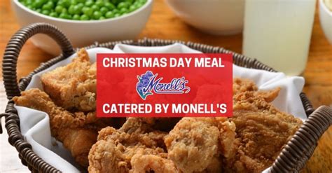 Christmas Day Takeout Catering from Monells Restaurant Nashville TN