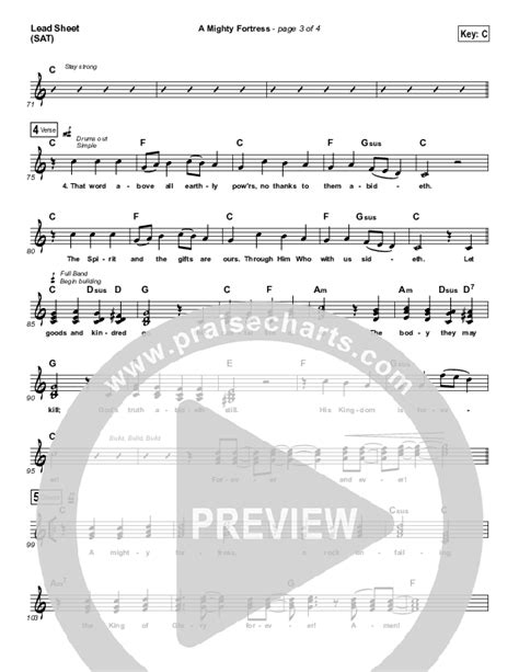 A Mighty Fortress Is Our God Sheet Music PDF (Matt Boswell) - PraiseCharts