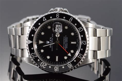 Rolex Black Face Stainless GMT Master II Watch Watch - Men's | Property ...