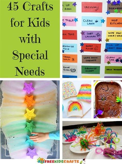 45 Crafts for Kids with Special Needs | AllFreeKidsCrafts.com Arts And ...