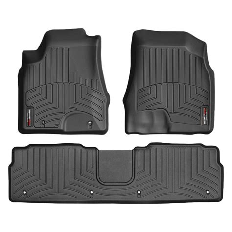 WeatherTech Lexus RX 330 2004-2006, Lexus RX 350 2007-2009 Black Front & Rear Floor Mats ...