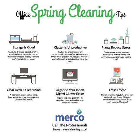 Office Spring Cleaning Tips | Merco