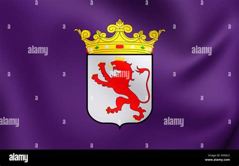 Flag of Leon Province Stock Photo - Alamy