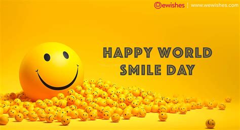 Happy World Smile Day (2023) Wishes, Quotes, Greetings -Cheers face on ...