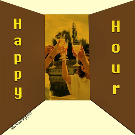 Happy hour, social on Behance