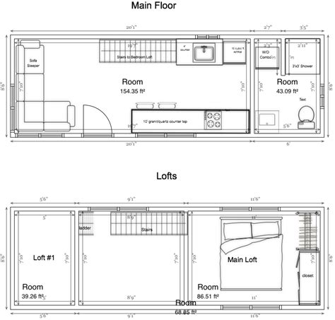 Floor Plans For Tiny Houses On Trailers | Floor Roma