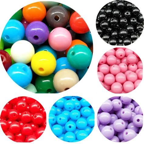 100pcs/lot 6mm Cheap New Hot Beads Fashion Acrylic Beads Fits for ...