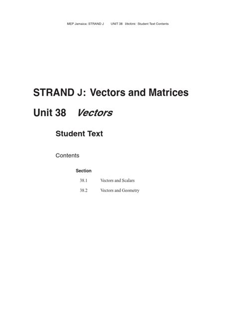 Vectors and Matrices | PDF | Euclidean Vector | Linear Algebra